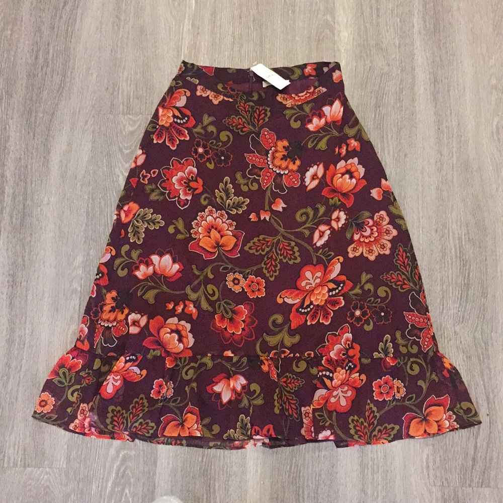 Loft midi skirt